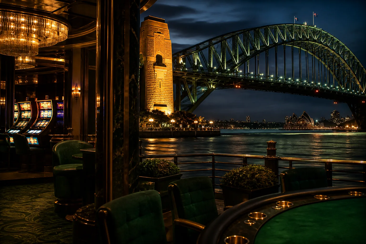 Editorial city guide graphic for Pure Casino readers in Sydney, NSW