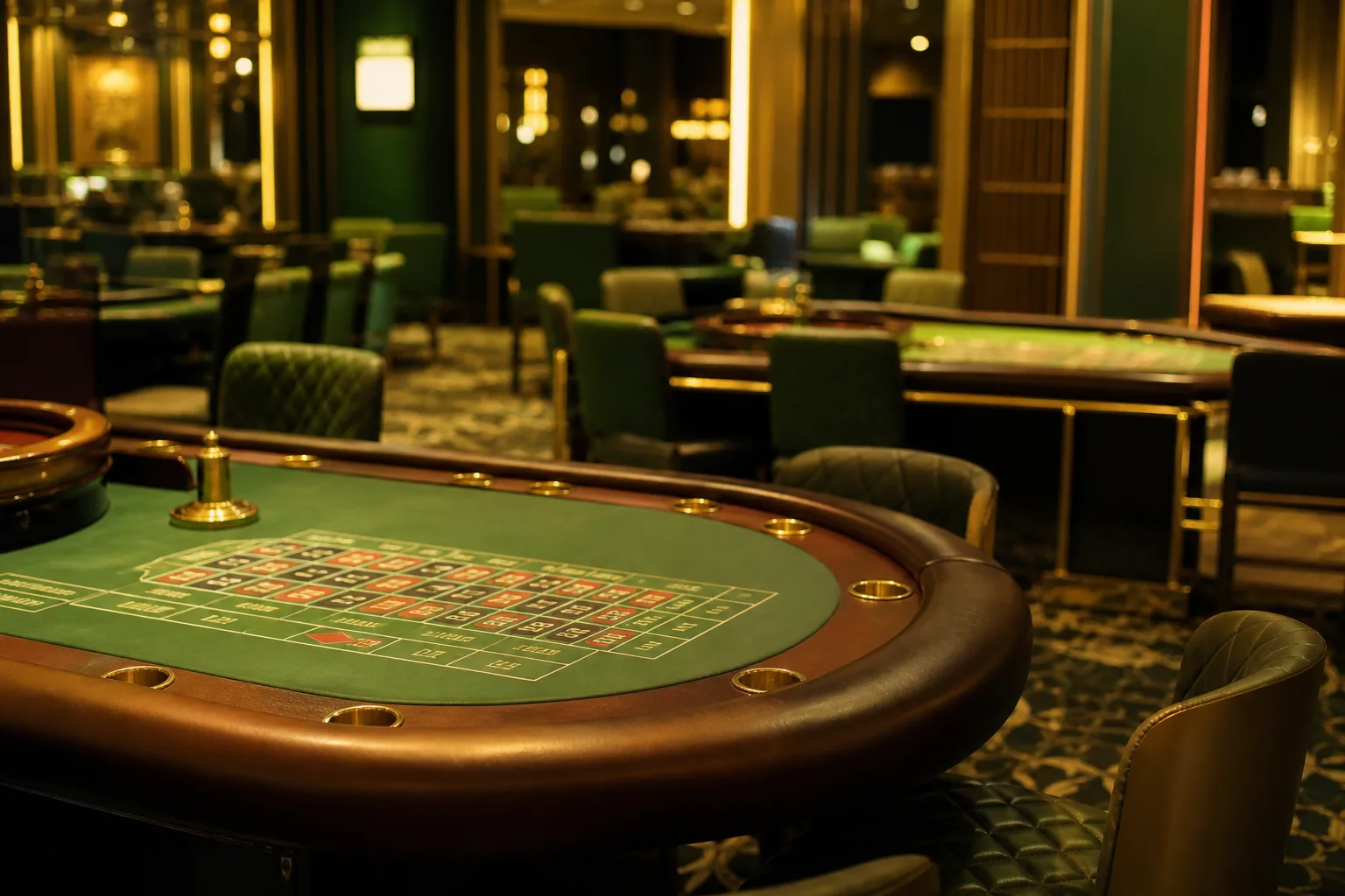 Table and live game categories in an Pure Casino-style lobby
