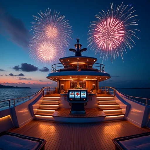 Yacht Party pokie artwork at Pure Casino