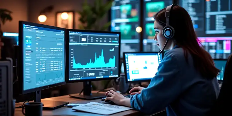 Support workflow desk with escalation map for casino cases